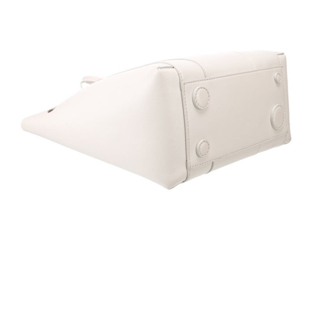 Off-White White Tote Bag with Structured Design - Picture 6 of 10